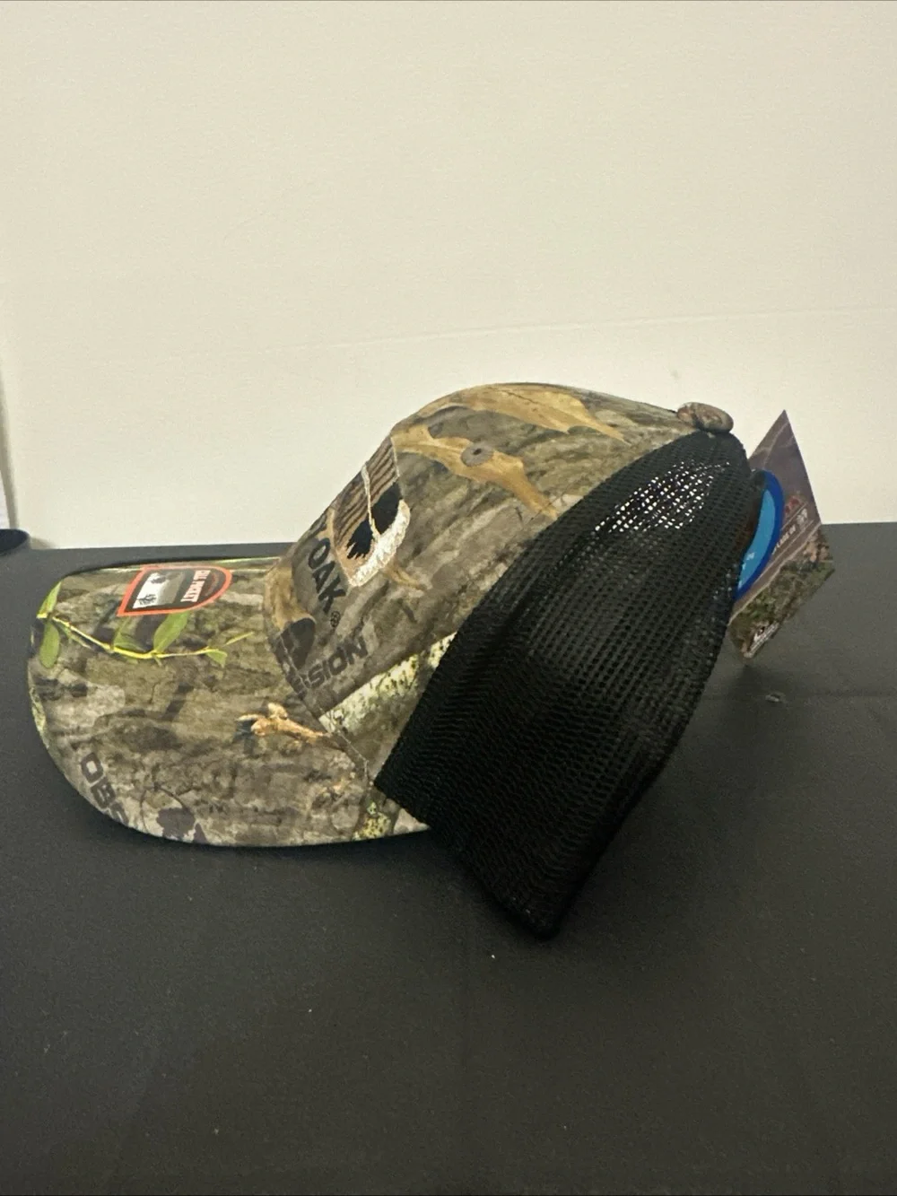 Mossy Oak Camo SnapBack Hat With Call Pocket New
